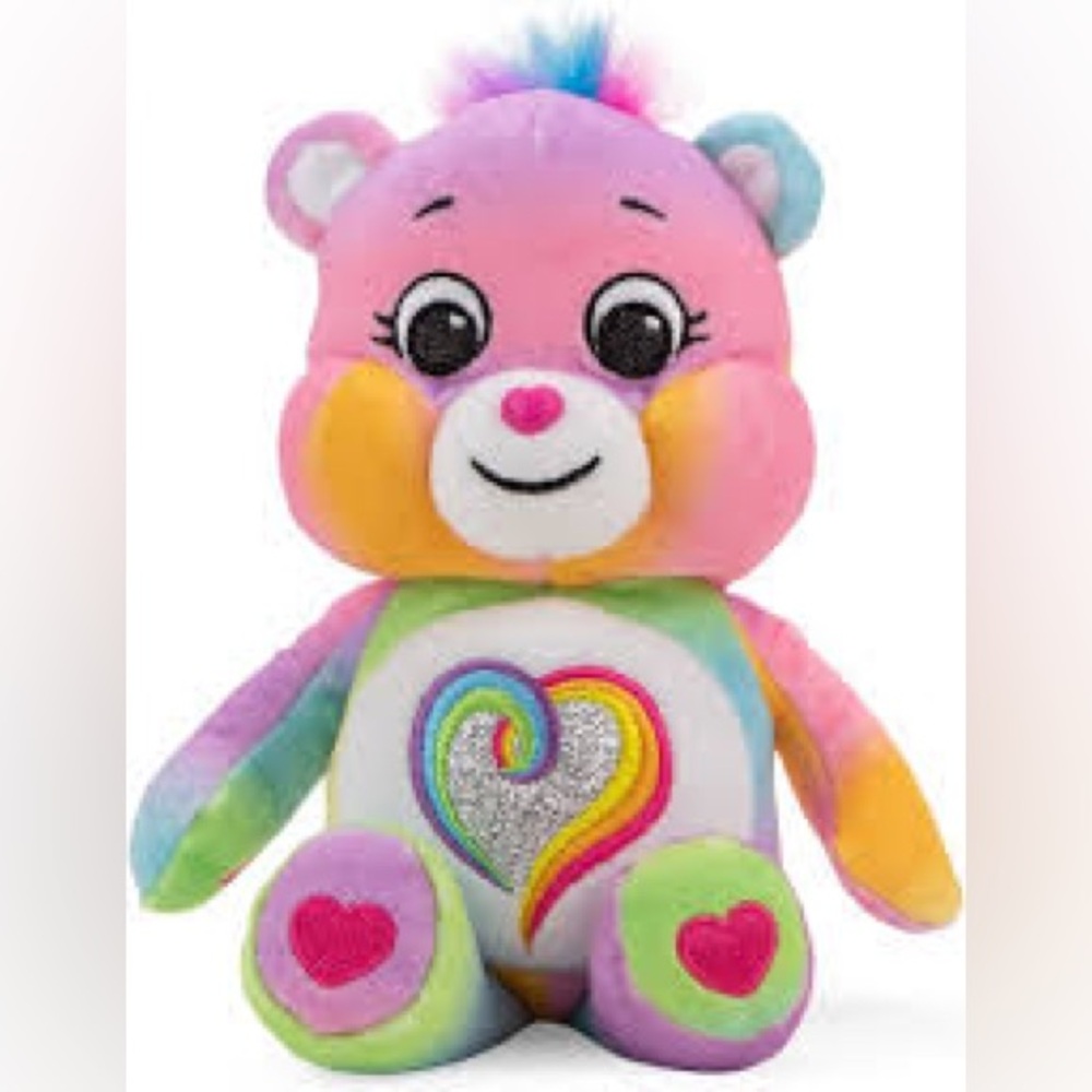 Care Bears - 9-inch Fun Size Glitter Plush - Togetherness Bear NWOT